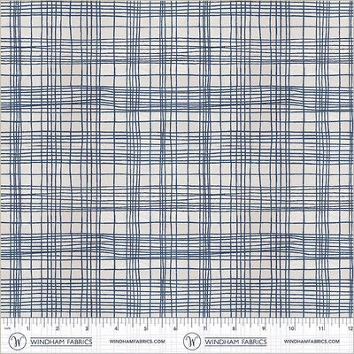String Theory Plaid Nautical Cotton 43/44 Fabric Per Yard