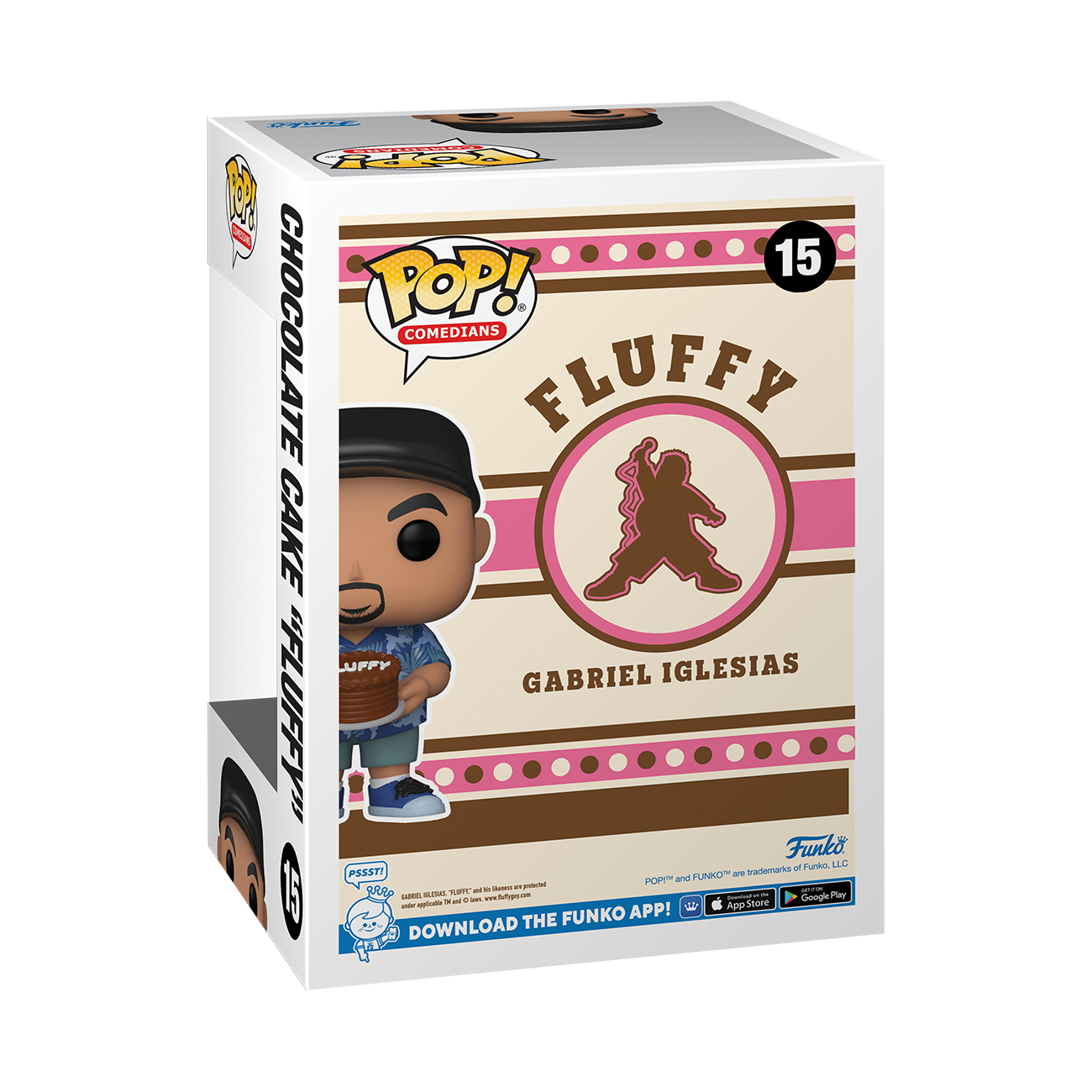 POP! Comedians: Fluffy w/ Cake (SC) (Specialty Series Exclusive)