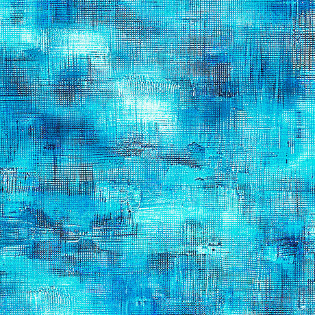 ATXSH Interwoven Blue Cotton 44"/45" Fabric Per Yard