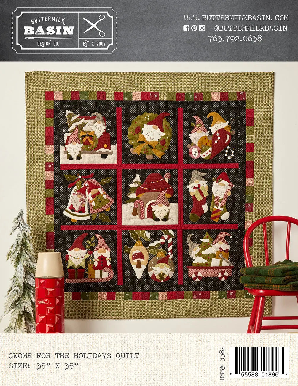 Gnome for the Holidays Quilt