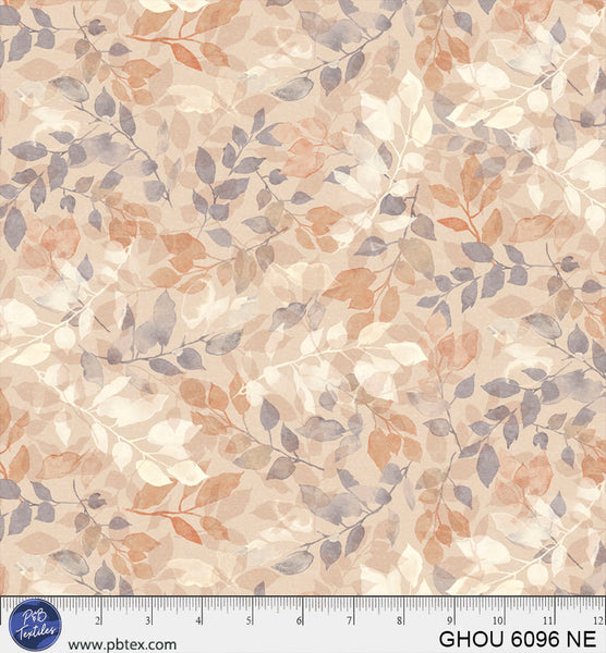 Golden Hour Natural Allover Vines Cotton 44/45 Fabric Per Yard