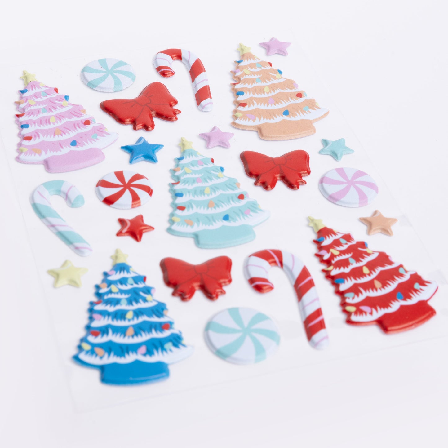 Bow & Arrough™ Holiday Classic Icons Puffy Stickers for DIY Holiday Gift Wrapping and Crafts