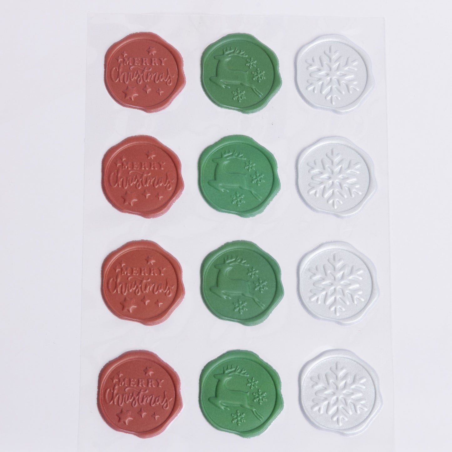 Paper Crafts Everett Rd. By Cathe Holden Christmas Wax Seal Stickers Pre Made Wax Seals for Envelopes Winter Crafts