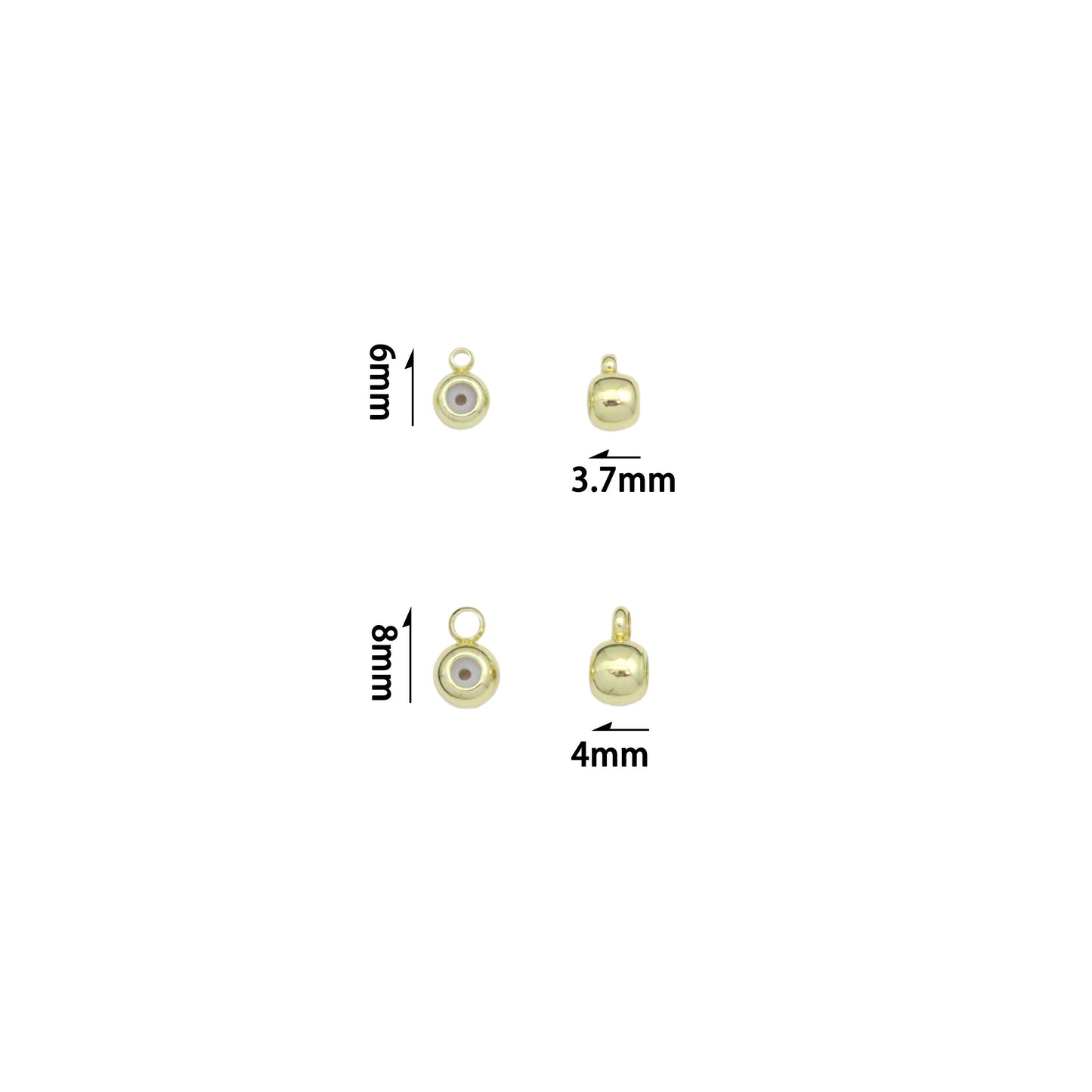 Sliding Beads for charm bar necklace,Sku#LX887