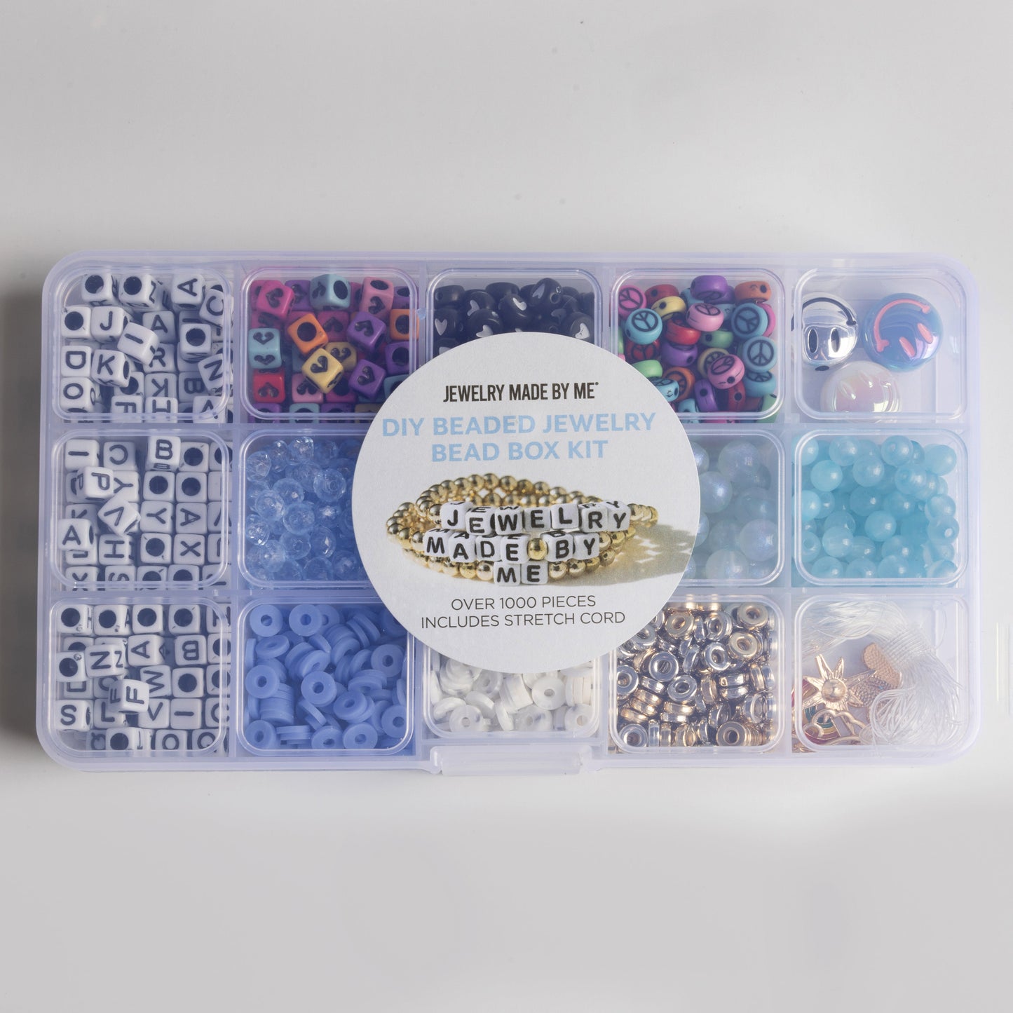 Happy Place Smiley Face Beads Rainbow Charm Trippy Vibes Charms DIY Kit
