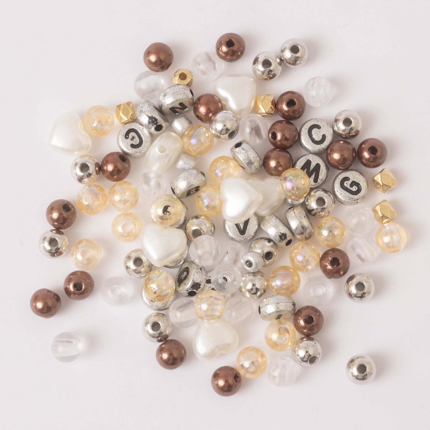 Heroine Metallic Letter Bead DIY Stretch Bracelet Kit with Dagger Charm