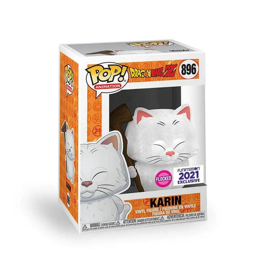 Dragon Ball Z Karin Flocked Funko Pop! Animation Vinyl Figure #896 (Funimation 2021 Exclusive)