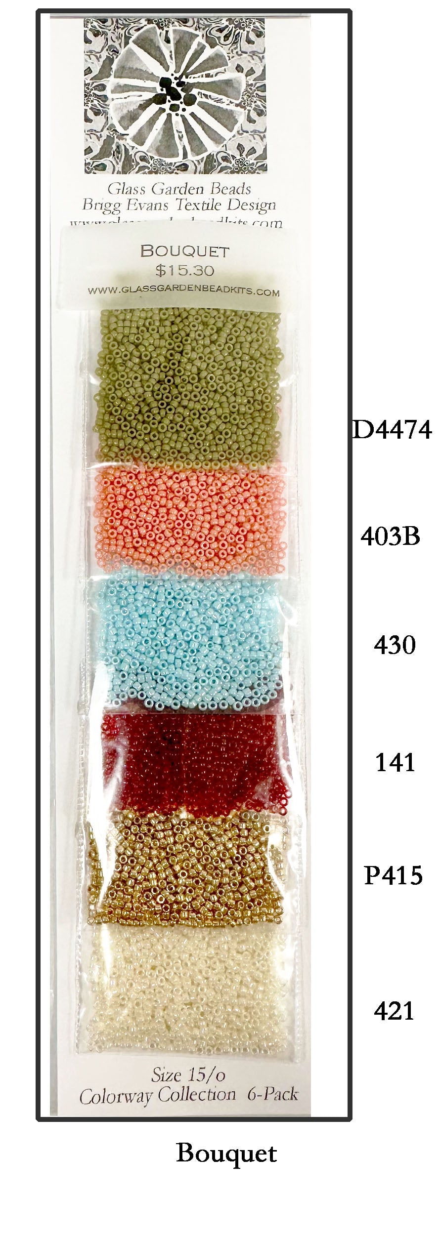 15o Seed Bead Colorway Packets