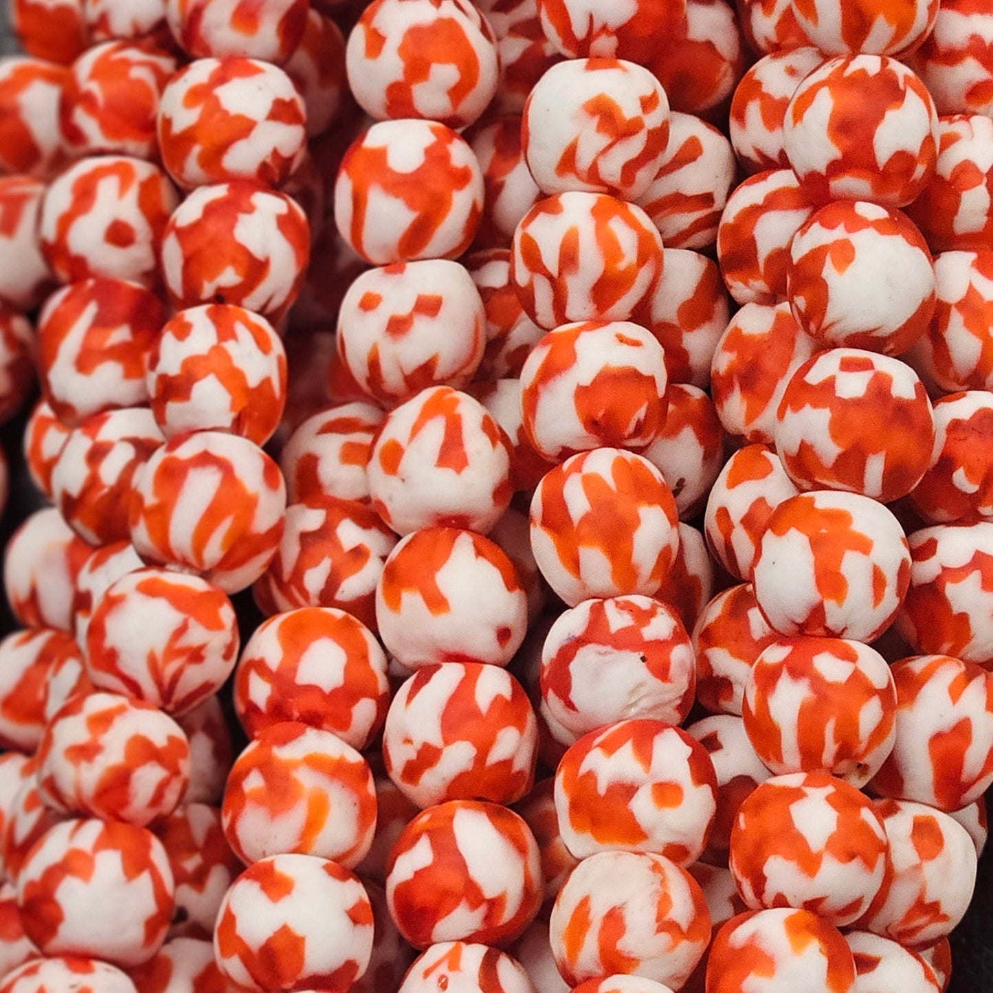 Handcrafted Fused African Recycled Glass Beads – Large Hole, Jewelry Supplies