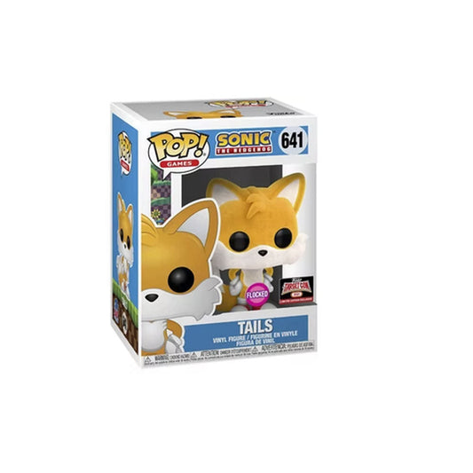 Funko Pop! Games Sonic The Hedgehog Tails (Flocked) Target Con Exclusive Figure #641