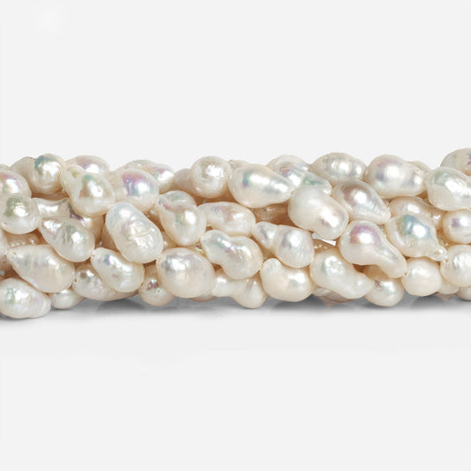 Off White Petite Ultra Baroque Freshwater Pearls 6-6.5mm diameter 16 inch