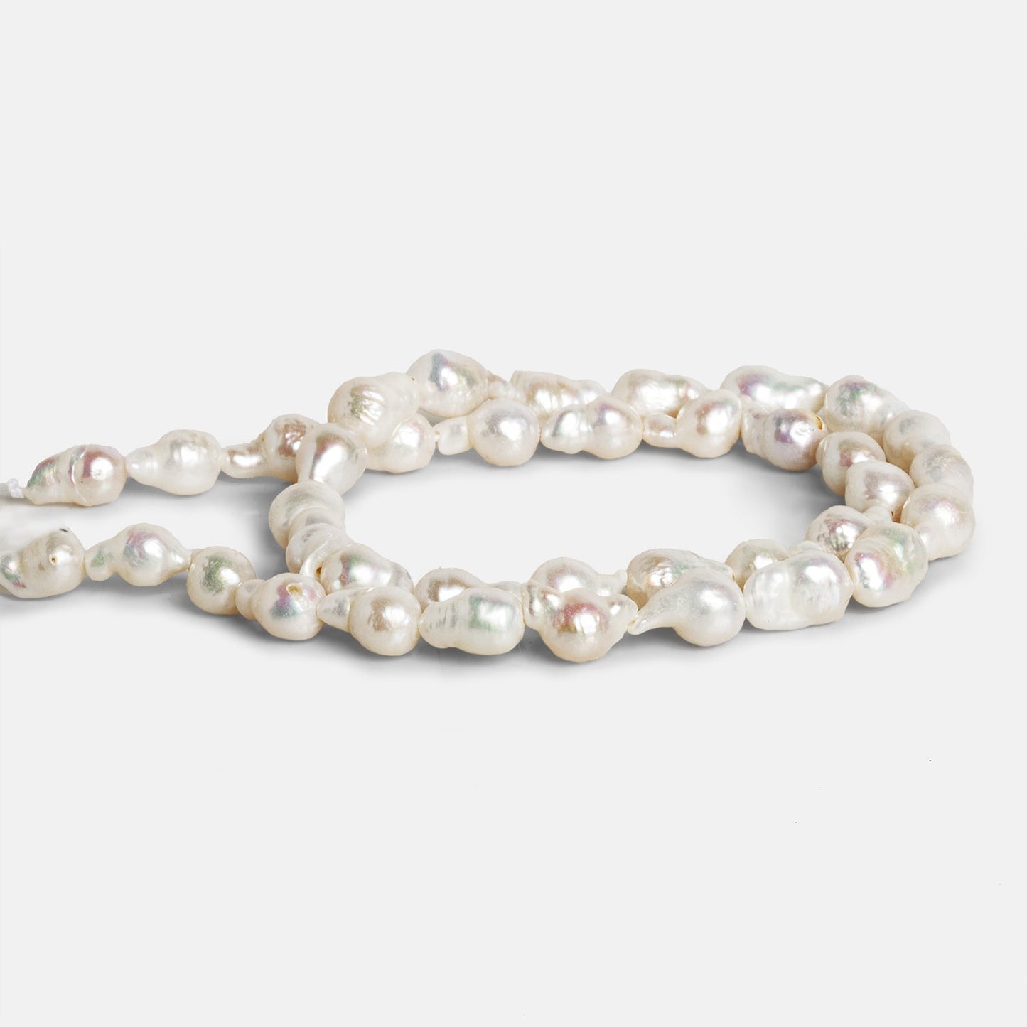 Off White Petite Ultra Baroque Freshwater Pearls 6-6.5mm diameter 16 inch