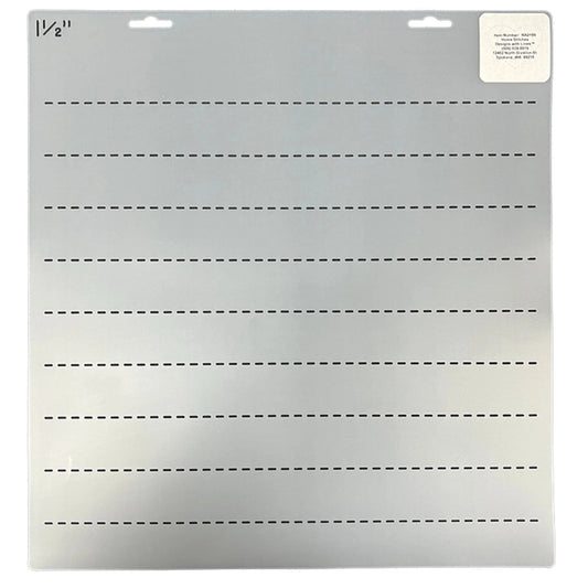2379 1 1/2" Straight Lines 9" Stencil