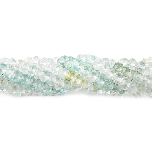 4mm Beryl Faceted Rondelle Beads, 13.5 inch