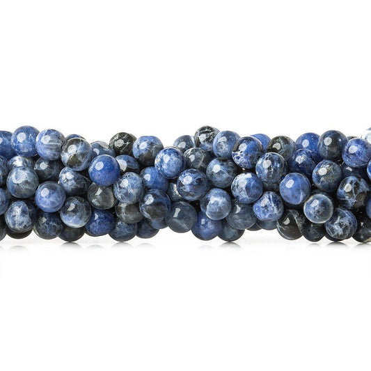 5-6mm Sodalite Plain Round Beads, 14 inch