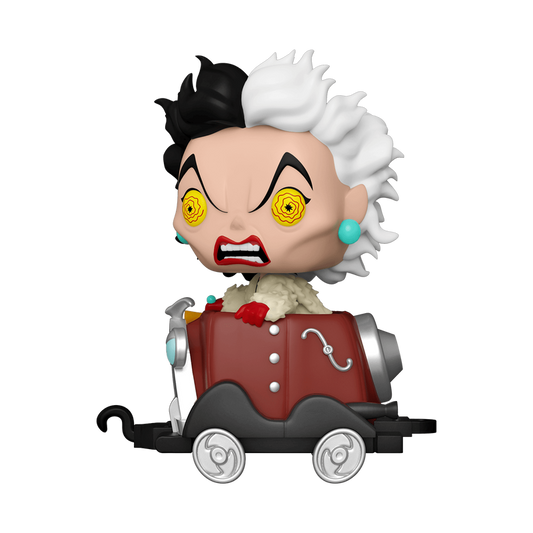 POP! Trains: Disney Villains - Cruella De Vil in Cart (Funko Exclusive)