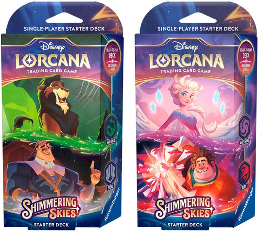 Lorcana - Disney Lorcana: Shimmering Skies - Starter Decks