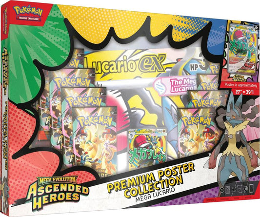 Pokemon TCG: Mega Evolution 02.5 Ascended Heroes - Premium Poster Collection