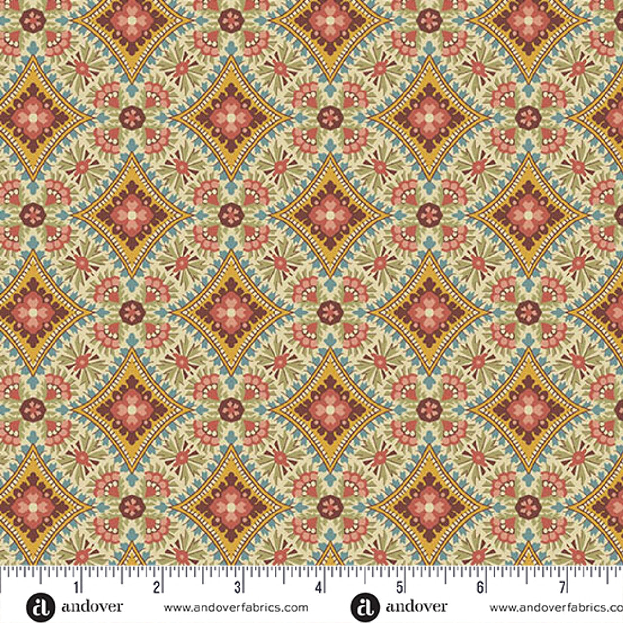 Amber Fields Sky Blue Farmer's Daughter 44"/45" Fabric Per Yard