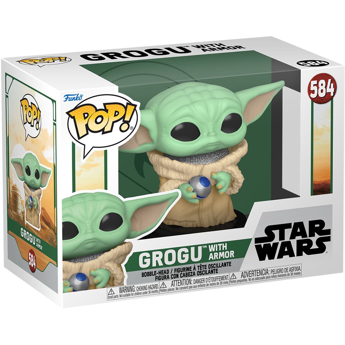 POP! Star Wars: BoBF - Grogu w/armor