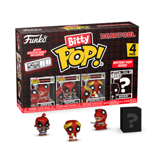 Mystery Bitty: Marvel: Deadpool 4-Pack Series 3