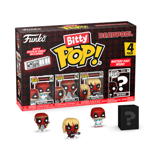 Mystery Bitty: Marvel: Deadpool 4-Pack Series 4