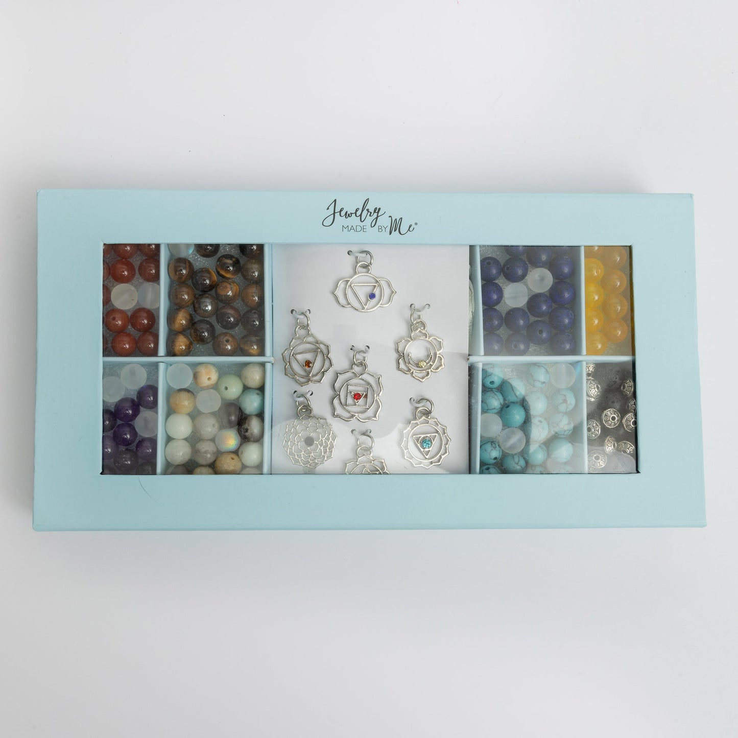 Chakra Stones and Charms DIY Bracelet Gift Set