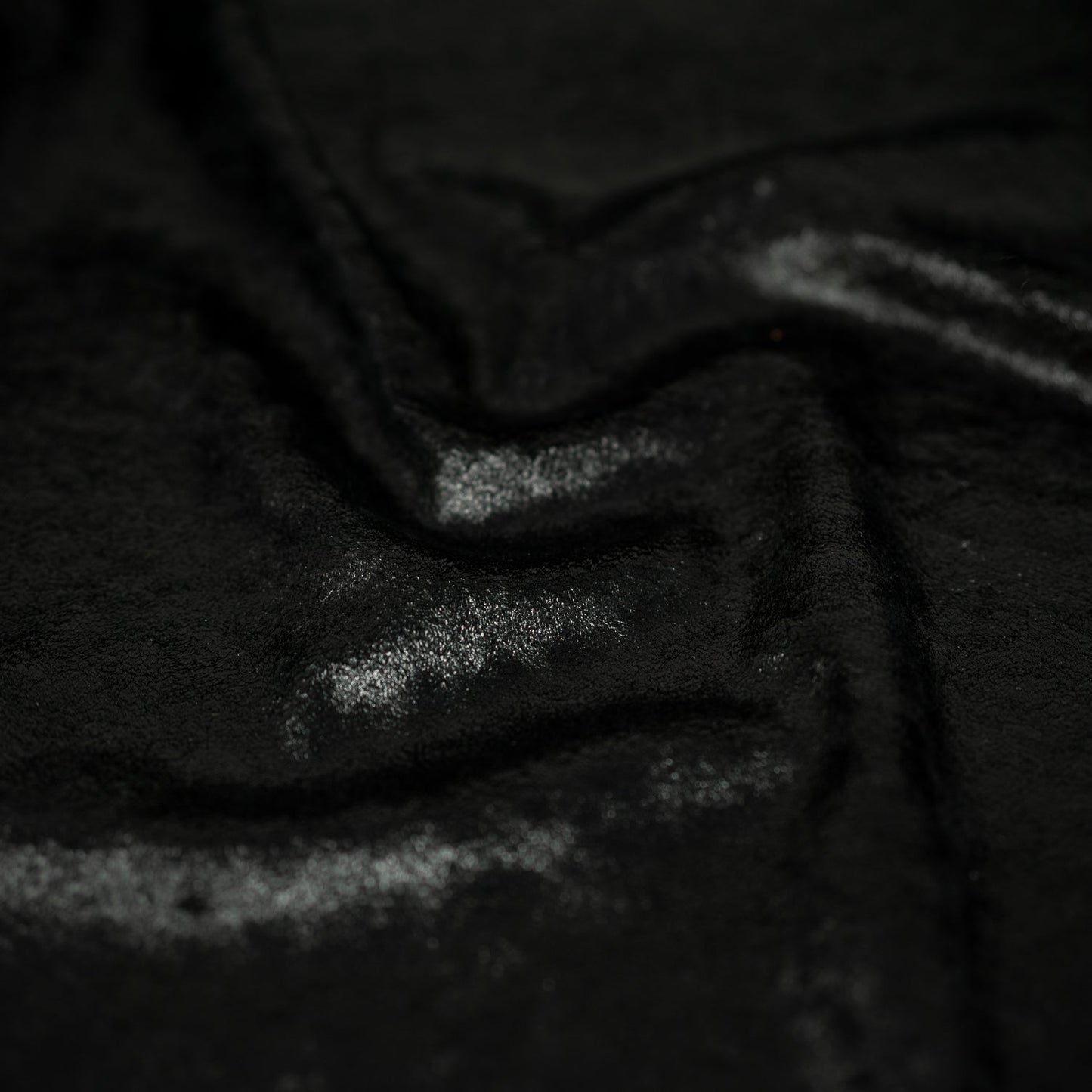 D Isis Foiled Stretch Velvet Fabric | Blue Moon Fabrics
