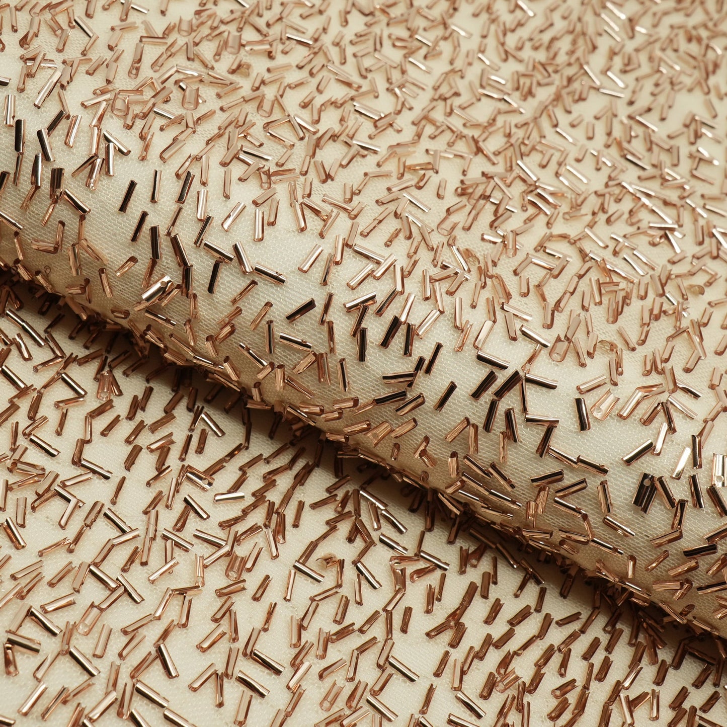 Dazzle Beaded Stretch Mesh Fabric | Blue Moon Fabrics