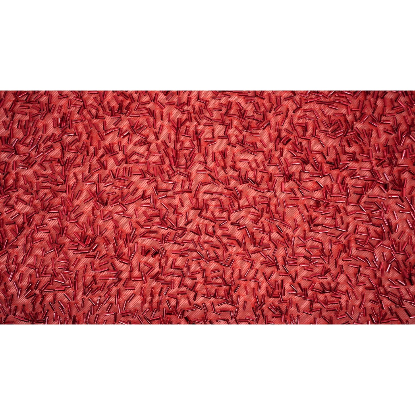 Dazzle Beaded Stretch Mesh Fabric | Blue Moon Fabrics