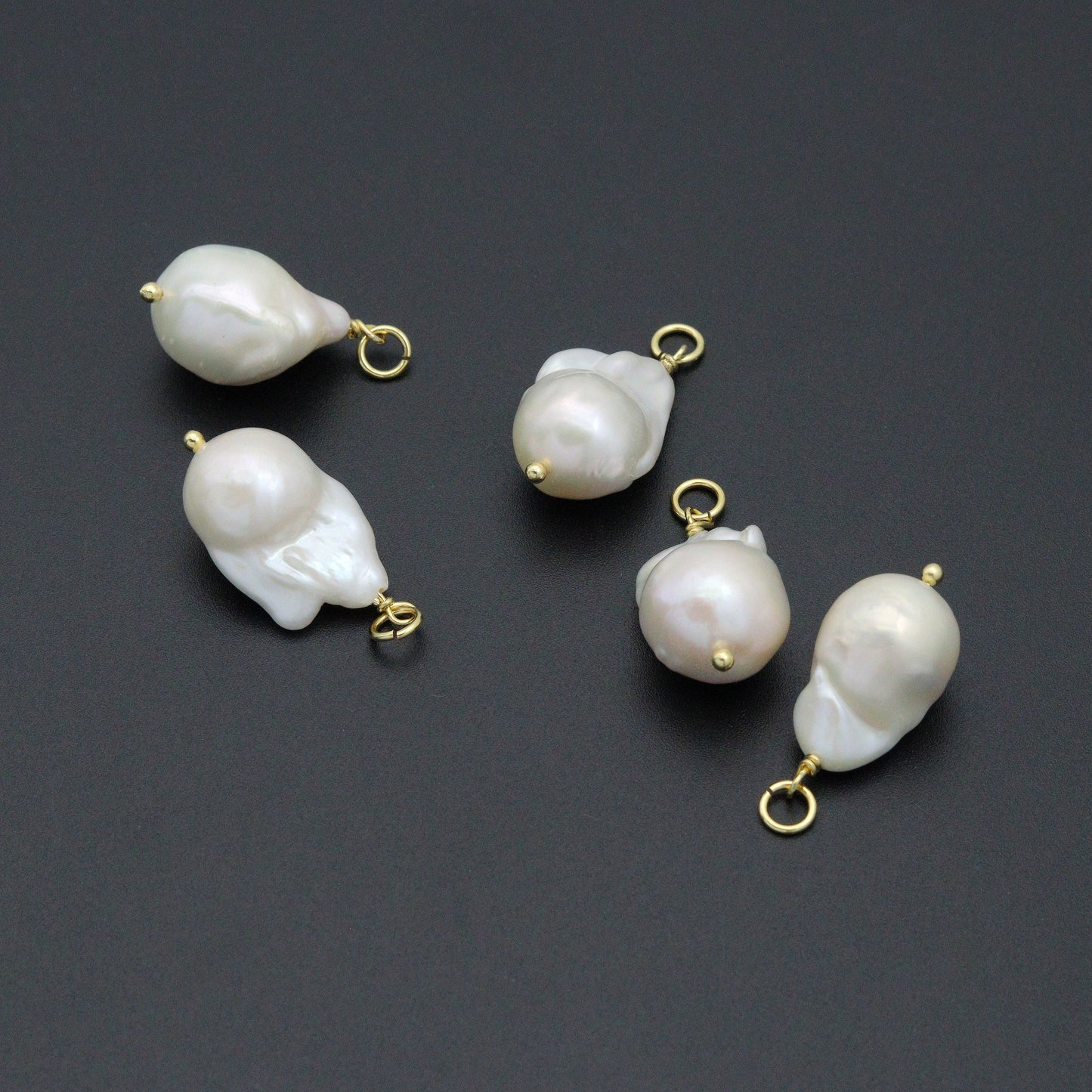 Natural Baroque Pearl Pendant charm, Sku#EF802