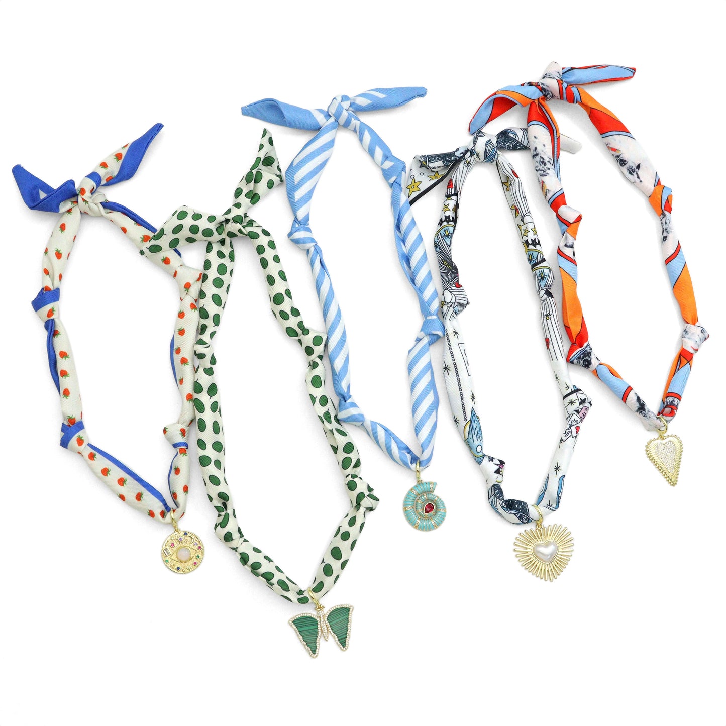 MIXED Detachable Center Pendant for Scarf & charm bar necklace, EFC-2