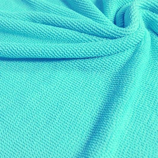 Popcorn Polyester Spandex Jacquard Fabric | Blue Moon Fabrics
