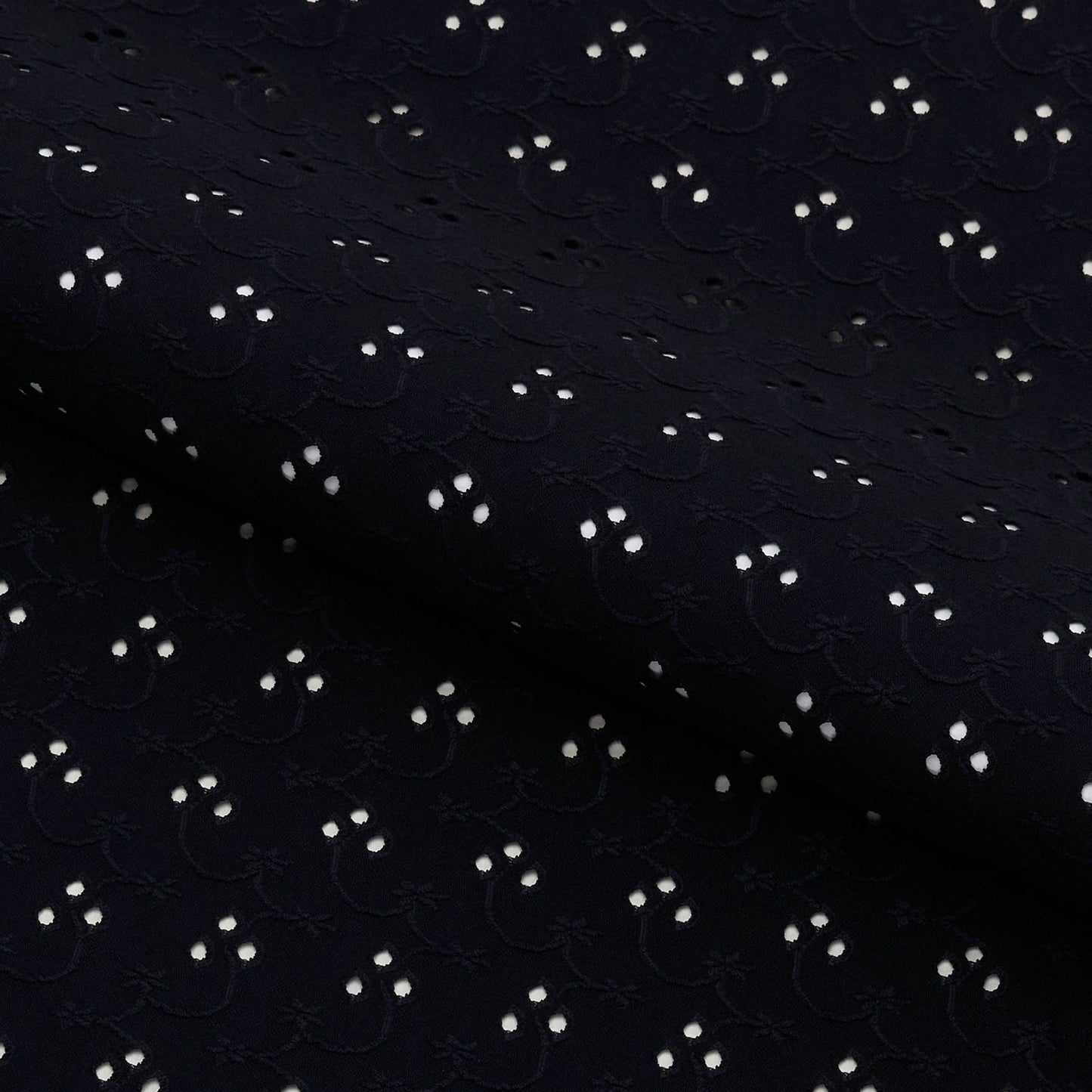 Eyelet Polyester Spandex Jacquard Fabric | Blue Moon Fabrics