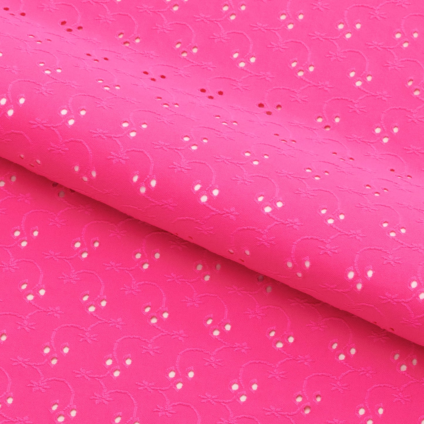 Eyelet Polyester Spandex Jacquard Fabric | Blue Moon Fabrics