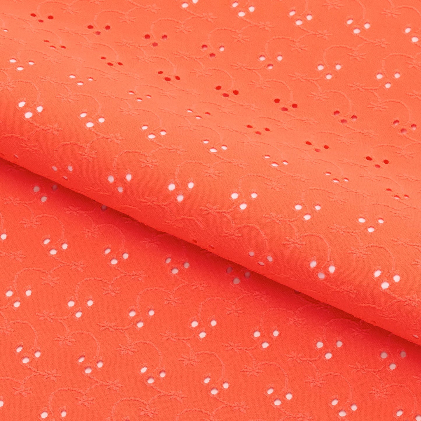 Eyelet Polyester Spandex Jacquard Fabric | Blue Moon Fabrics