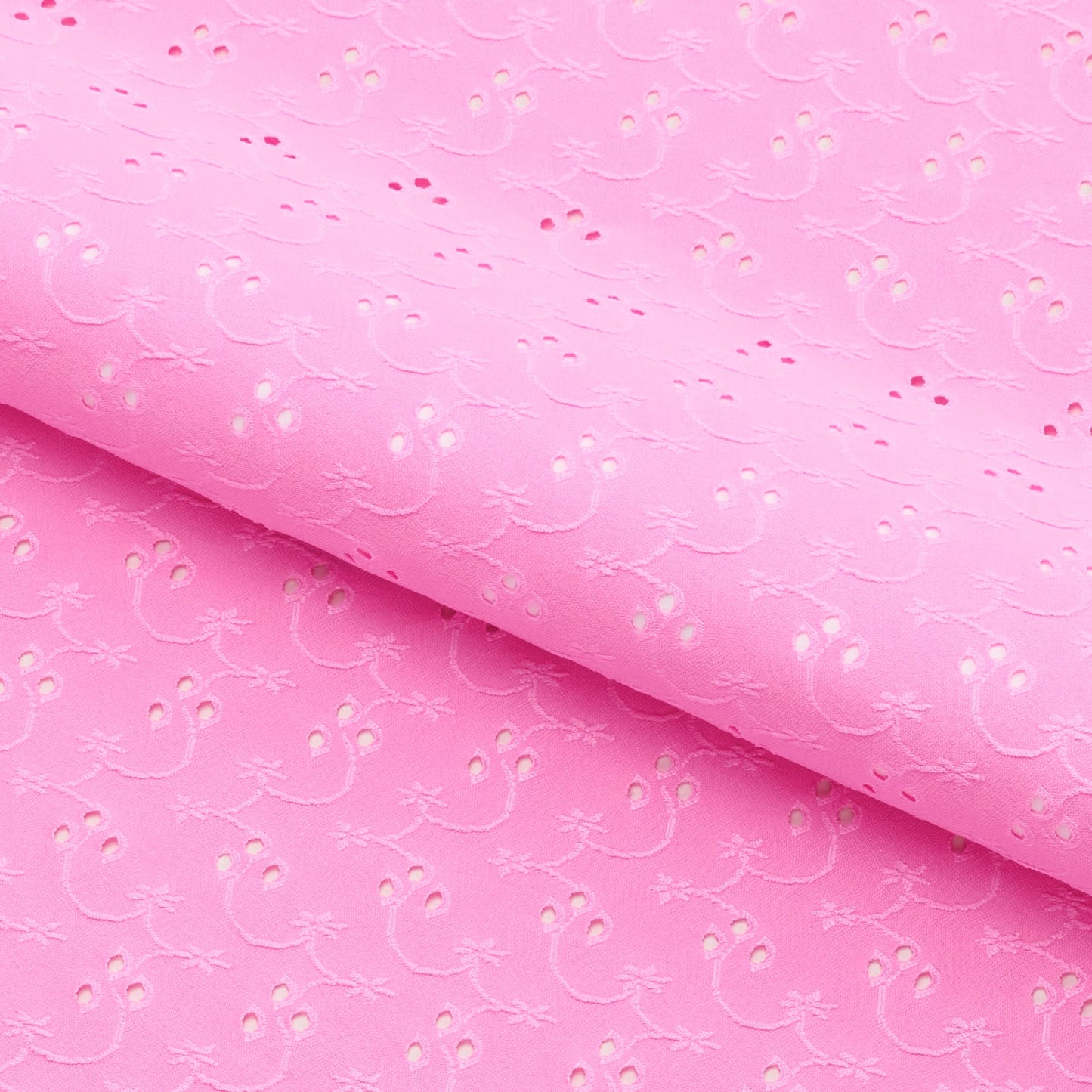 Eyelet Polyester Spandex Jacquard Fabric | Blue Moon Fabrics