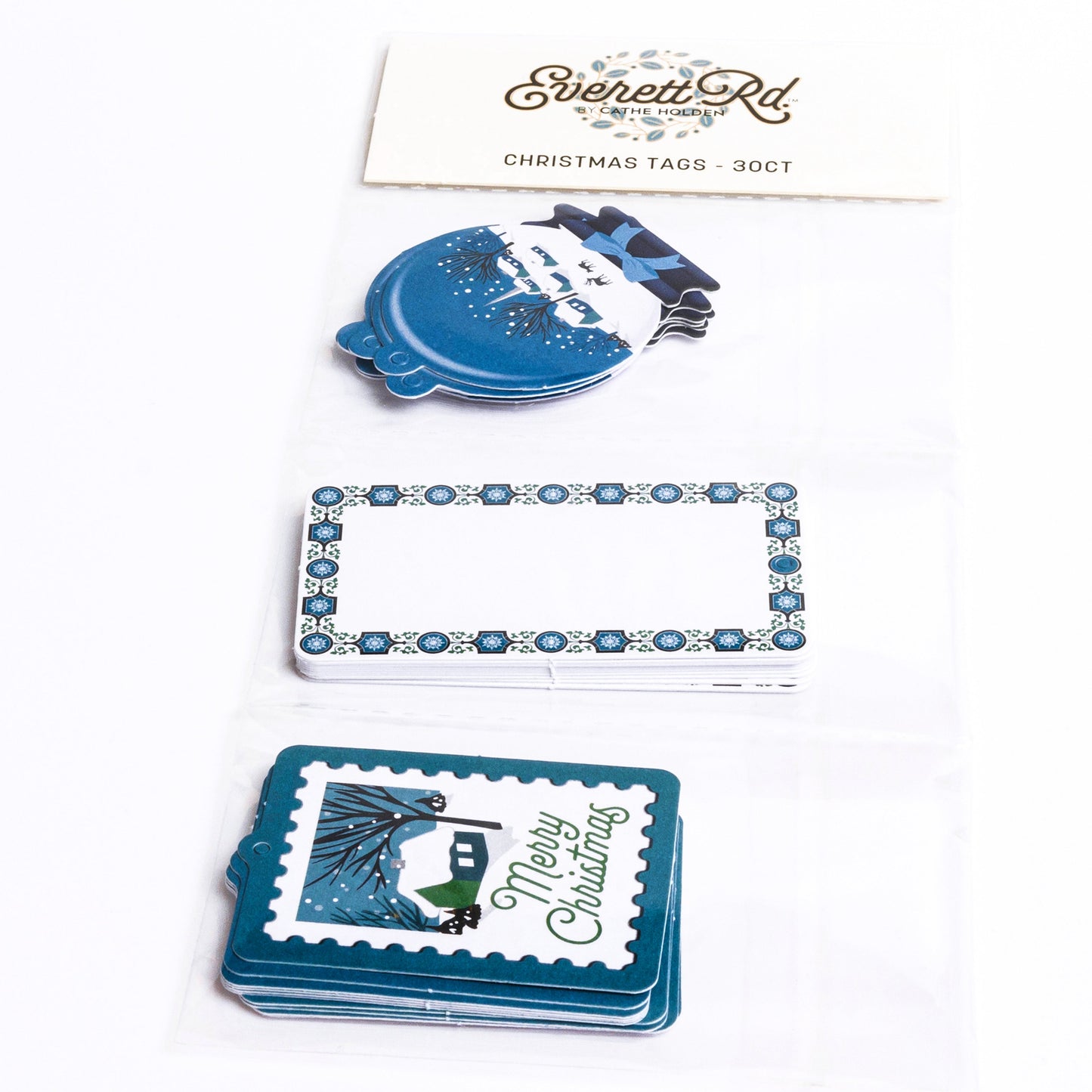 Winter Wonderland 30 PC Tags Everett Rd. By Cathe Holden