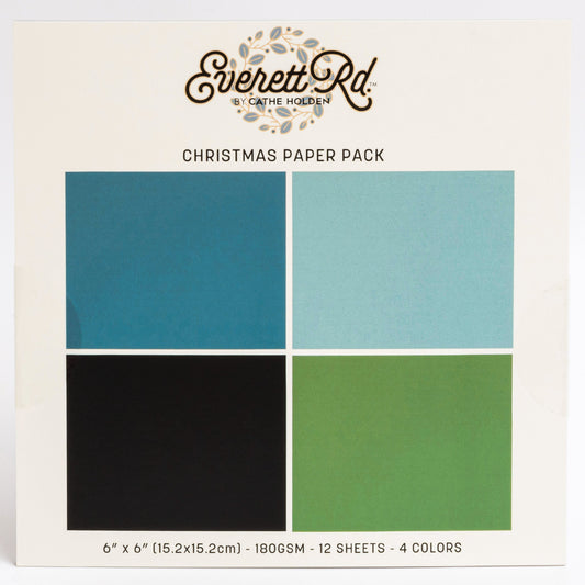 Everett Rd. by Cathe Holden Winter Wonderland 6x6 12 Sheet Paper Pack