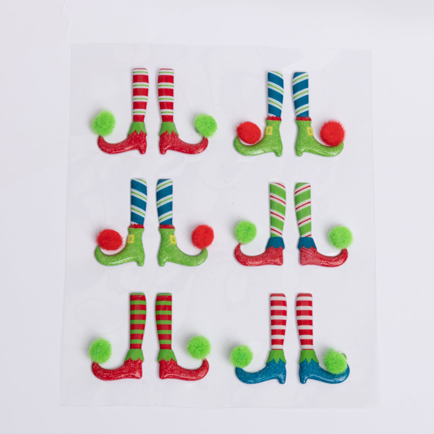 Paper Crafts Everett Rd. By Cathe Holden Cheeky Elves Pom Pom Christmas Stickers Pack