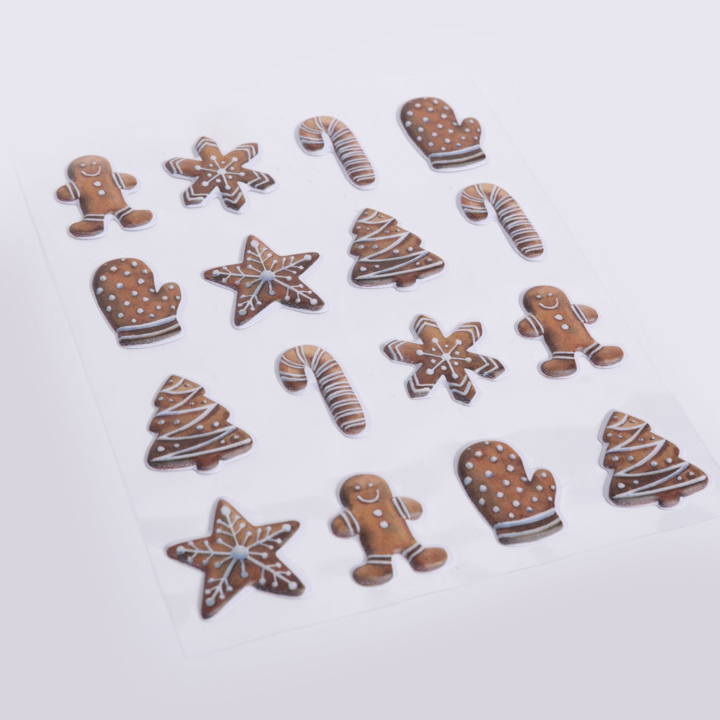 Gingerbread Puffy Stickers Everett Rd. By Cathe Holden 16 pieces