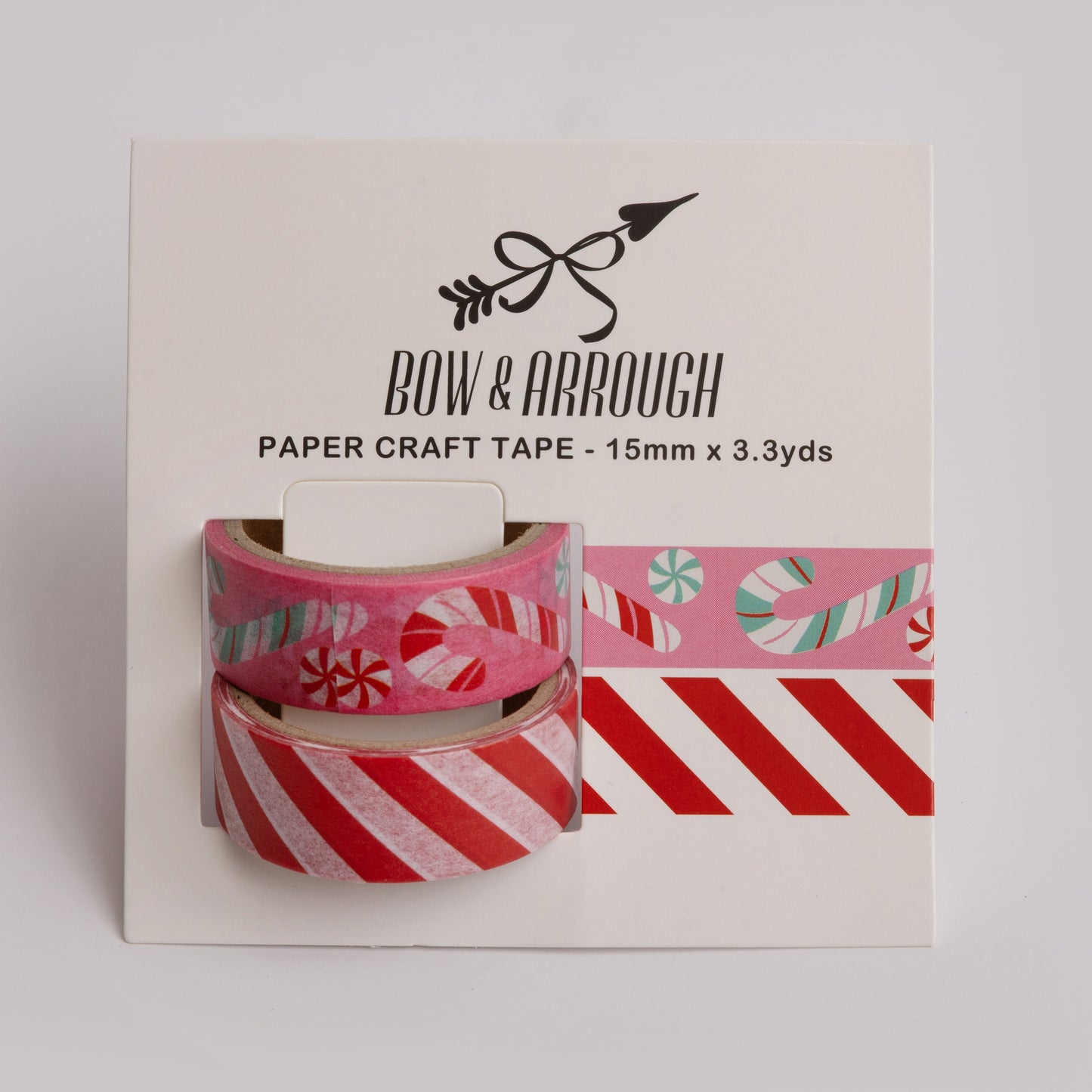 Bow & Arrough™ Holiday Christmas Patterned Washi Tape Duo