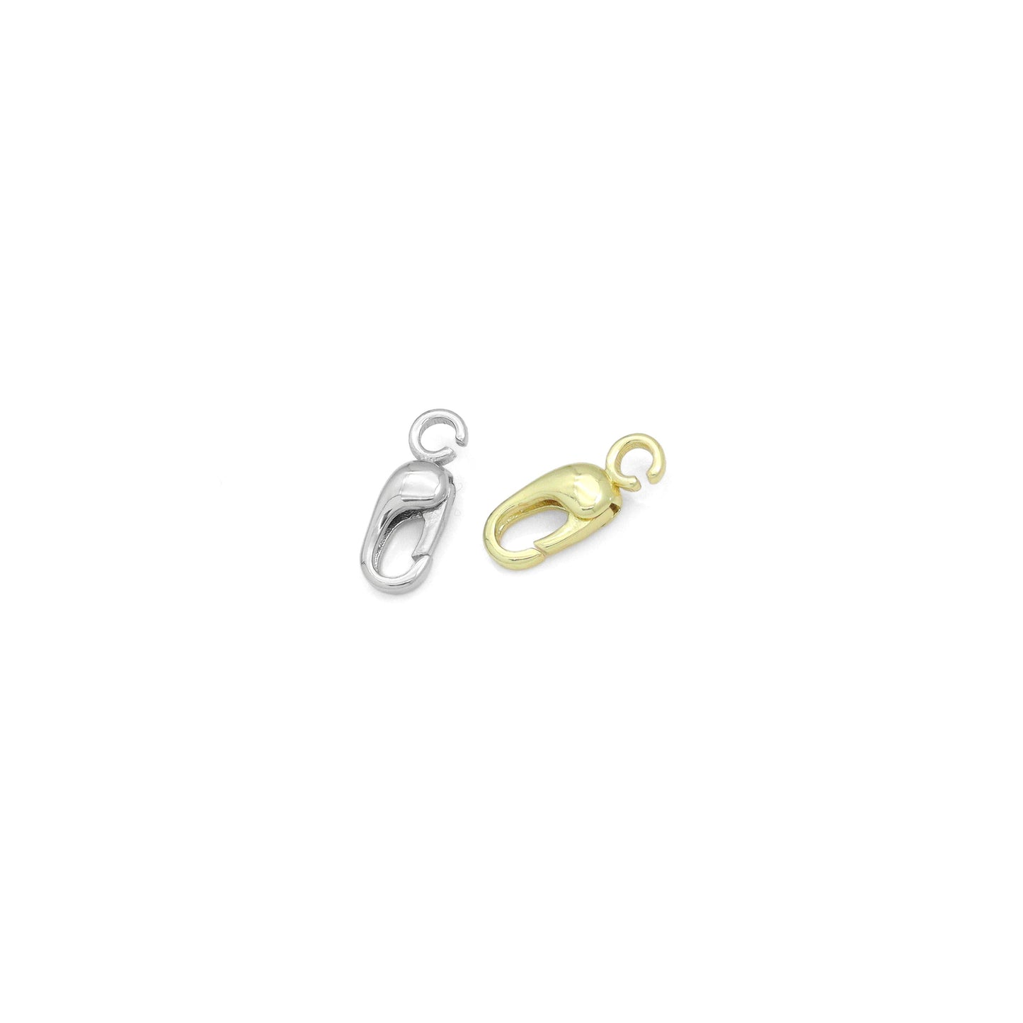 Gold silver Clip on clasp, Removable Bail Charm Pendant Enhancer Clasp, Sku#LX893