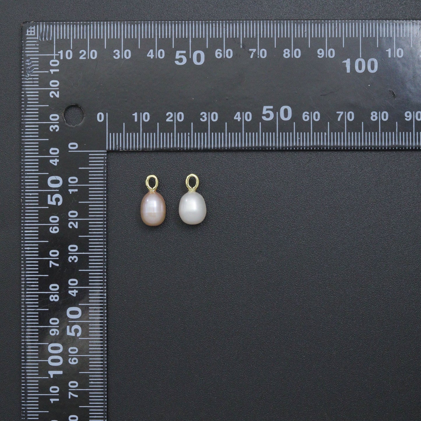 High quality  White Pink Freshwater Pearl Charm Pendant, Sku#EF785