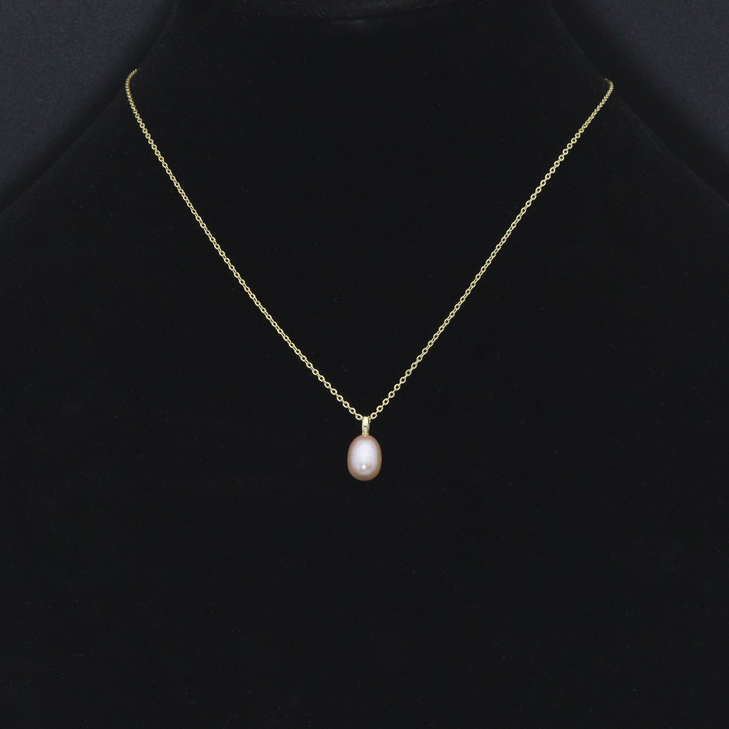 High quality  White Pink Freshwater Pearl Charm Pendant, Sku#EF785