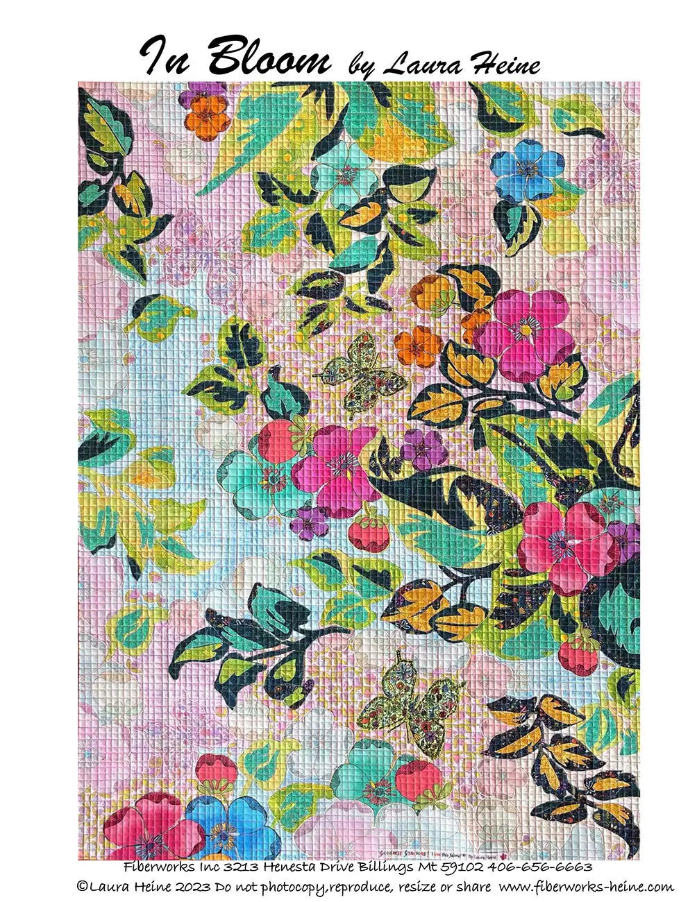 In Bloom Collage Pattern by Laura Heine