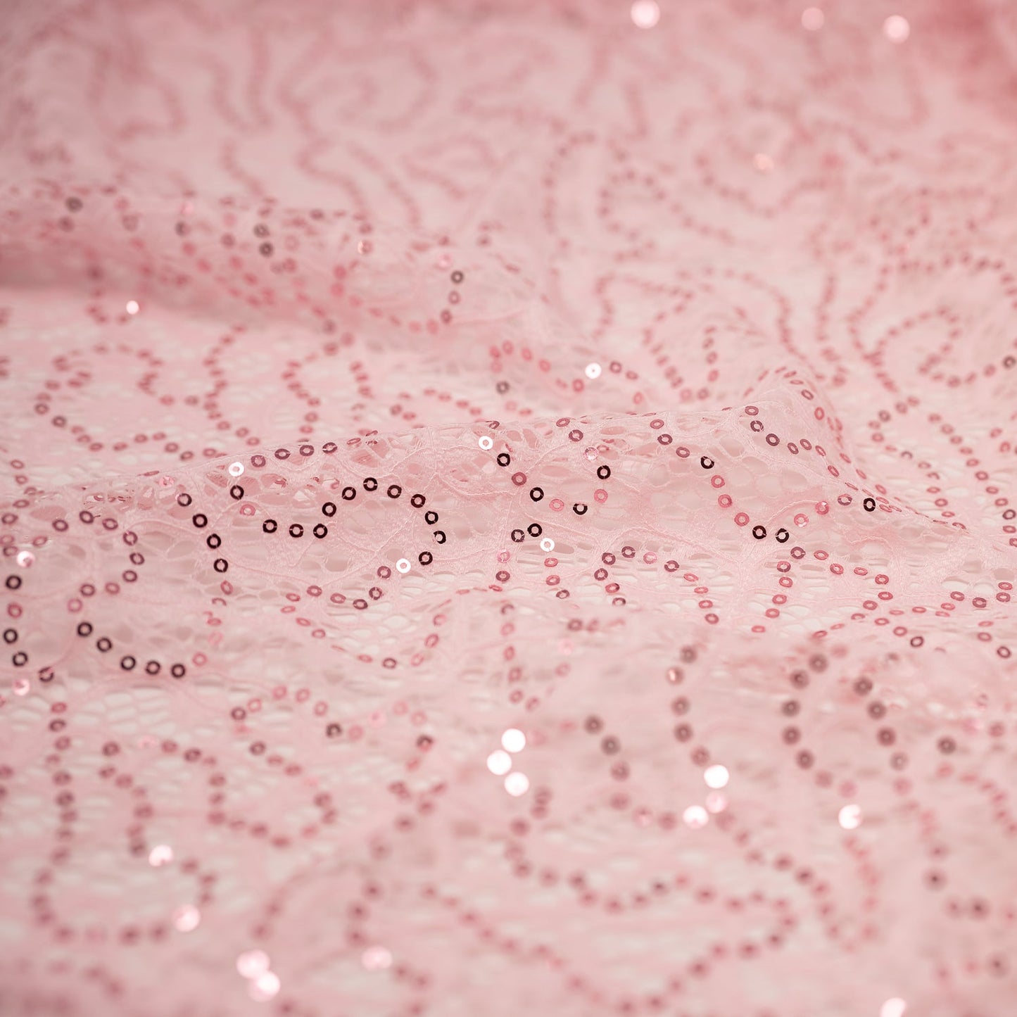 Isabelle Stretch Lace Sequin Fabric | Blue Moon Fabrics