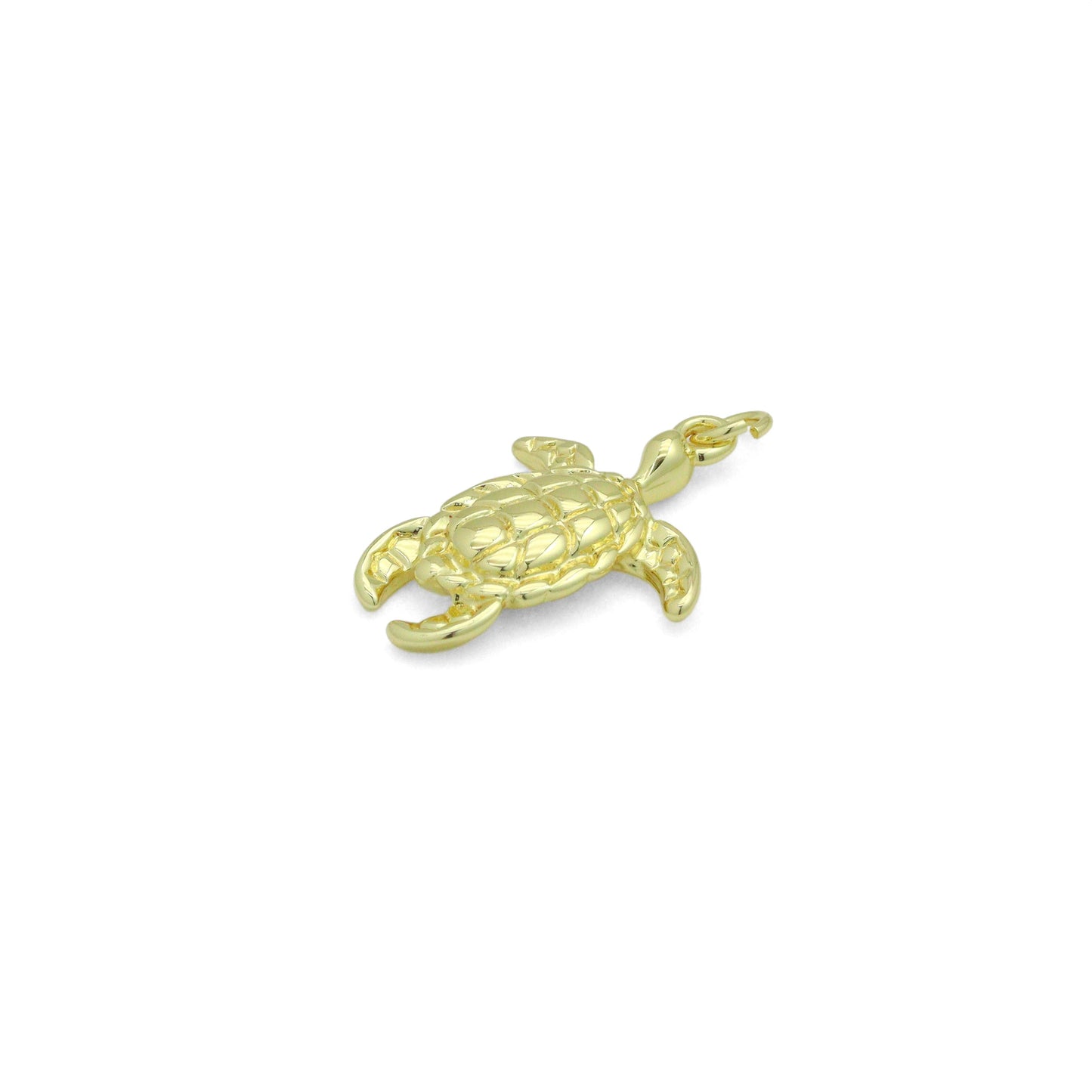 Gold Turtle Charm,Tortoise Charm Pendant, Sku#LX968