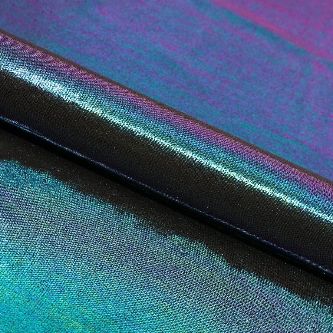 Mercury Titanium Foiled Spandex Fabric | Blue Moon Fabrics