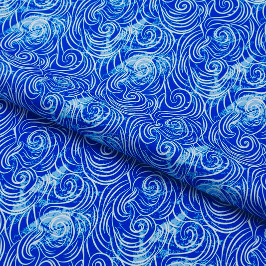 Heavy Winds Printed Spandex Fabric | Blue Moon Fabrics